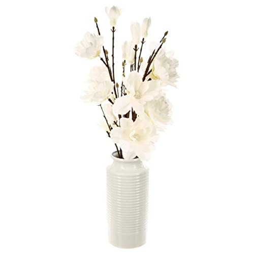 Atmosphera - Magnolienzweige in Vase H 75 cm - Weiß Atmosphera - Magnolienzweige in Vase H 75 cm - Weiß von ATMOSPHERA CREATEUR D'INTERIEUR