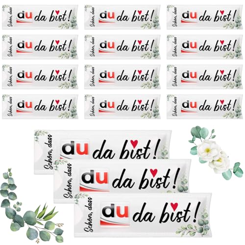 15 Stück Schön Dass Du Da Bist Geschenke Hülle Filz Geschenk für Schokolade Verpackung Schokoriegel Geschenkbox, Gastgeschenk Kompatibel mit Duplo für Hochzeit Taufe Kommunion Konfirmation Geburtstag 15 Stück Schön Dass Du Da Bist Geschenke Hülle Filz Geschenk für Schokolade Verpackung Schokoriegel Geschenkbox, Gastgeschenk Kompatibel mit Duplo für Hochzeit Taufe Kommunion Konfirmation Geburtstag von ATMWM