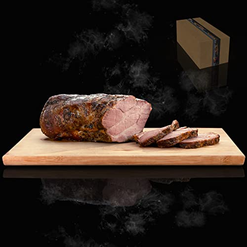 AUMAERK Fleischmanufaktur – Schweinebraten vom Schopf "Noble Roast " inkl. Bratensauce "Juice Royal" ohne Geschmacksverstärker I Schweinefleisch perfekt gereift, veredelt & vorgegart von AUMAERK