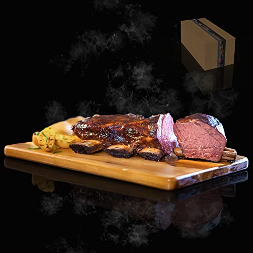 AUMAERK Fleischmanufaktur - Beef Ribs "Big Beef Rib" inkl. Demi Glace "37 Hours" I Premium Rindfleisch perfekt gereift, veredelt & vorgegart von AUMAERK