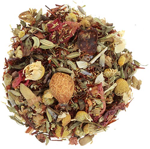 AURESA Ayurveda Tee Bio Kleine Auszeit | Kräutertee mit Rooibos, Kamille, Melisse und Fenchel | Aromatisch leckerer Tee für jede Tageszeit von AURESA