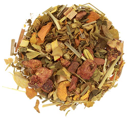 AURESA Ayurveda Tee Bio Tempelgold | Kräutertee mit großem Ingwer Anteil | Toller Wintertee für mehr innere Wärme von AURESA