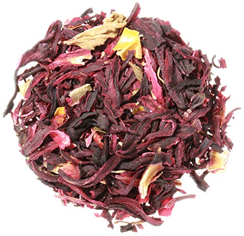 AURESA Bio Kräutertee Hibiskusblüten | Fruchtig-säuerlicher Geschmack | Ein erfrischender Tee aus biologischem Anbau von AURESA