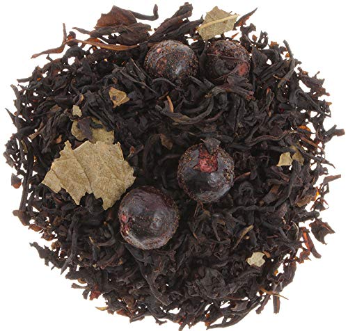 AURESA Schwarztee Königlicher Cassis | Tee aus Ceylon, Südindien und China | mit fruchtig-saurer schwarzer Johannisbeere von AURESA