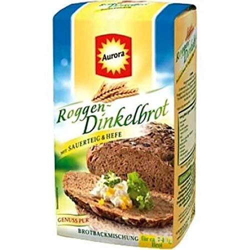Aurora Roggen-Dinkel-Brot Backmischung 500g von Aurora