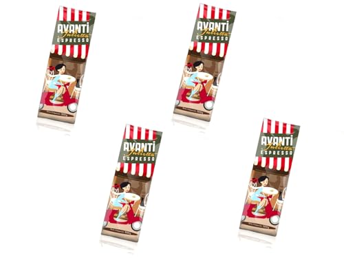 AVANTI Julietta Espresso Bohnen, 4x500g, 70% Arabica 30% Robusta, Traditionelle Trommelröstung, Geröstet in Italien AVANTI Julietta Espresso Bohnen, 4x500g, 70% Arabica 30% Robusta, Traditionelle Trommelröstung, Geröstet in Italien von AVANTI