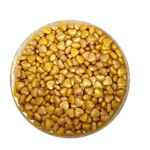 Gold Candy Star Herz-Perlenmischung, Perlen-Kuchenstreusel, Cupcake-Dekorationen – Nr. 10.500 g Gold Candy Star Herz-Perlenmischung, Perlen-Kuchenstreusel, Cupcake-Dekorationen – Nr. 10.500 g von AYUMN