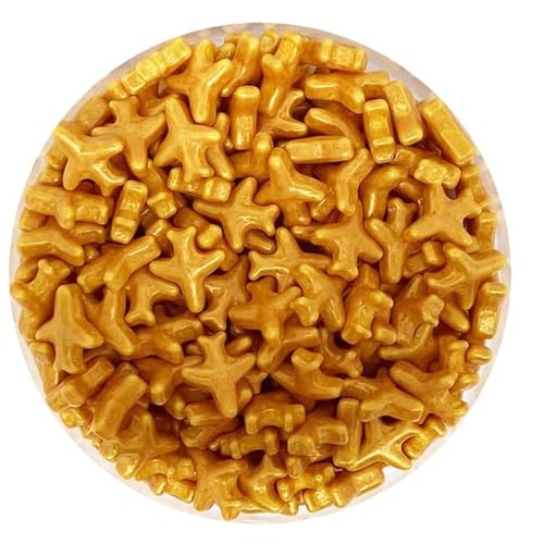 Gold Candy Star Herz-Perlenmischung, Perlen-Kuchenstreusel, Cupcake-Dekorationen – Nr. 12.500 g Gold Candy Star Herz-Perlenmischung, Perlen-Kuchenstreusel, Cupcake-Dekorationen – Nr. 12.500 g von AYUMN