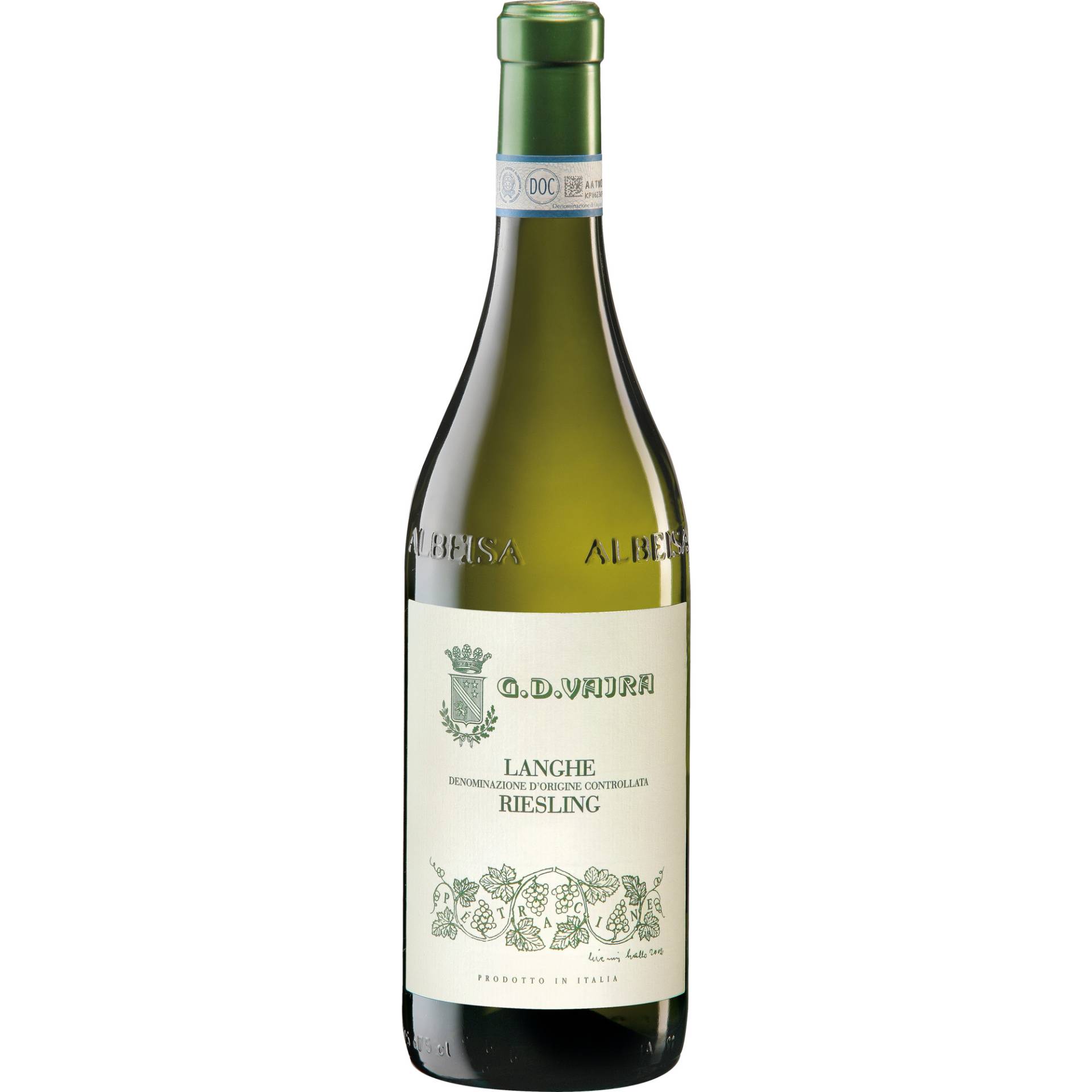 Vajra Riesling Langhe, Langhe DOC, Piemont, 2021, Weißwein Vajra Riesling Langhe, Langhe DOC, Piemont, 2021, Weißwein von AZ. Agr. G.D. Vajra di Vaira Aldo, IT-12060 Barolo