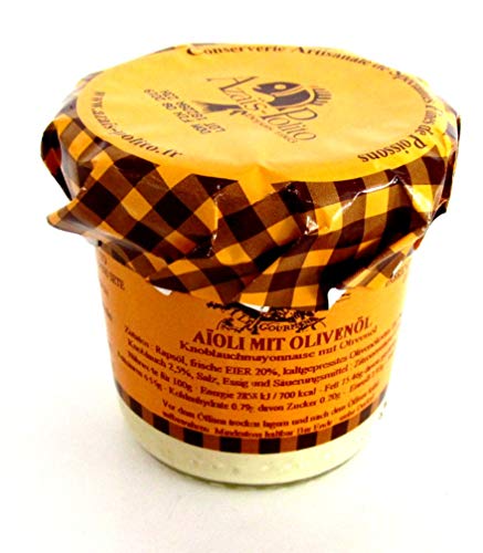 Aioli mit Olivenöl, Knoblauch Mayonaise mit Oliven Öl, 85 g Aioli mit Olivenöl, Knoblauch Mayonaise mit Oliven Öl, 85 g von AZAIS-POLITO