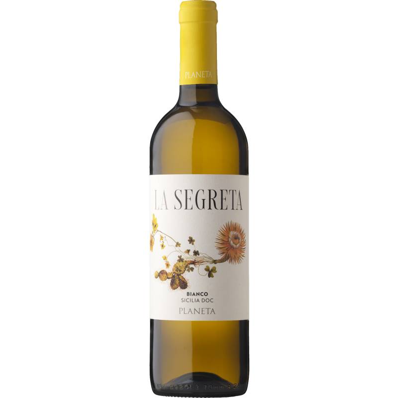 La Segreta bianco, Bianco Sicilia DOC, Sizilien, 2023, Weißwein von AZIENDE AGRICOLE PLANETA S.S., MENFI (AG), ITALIA