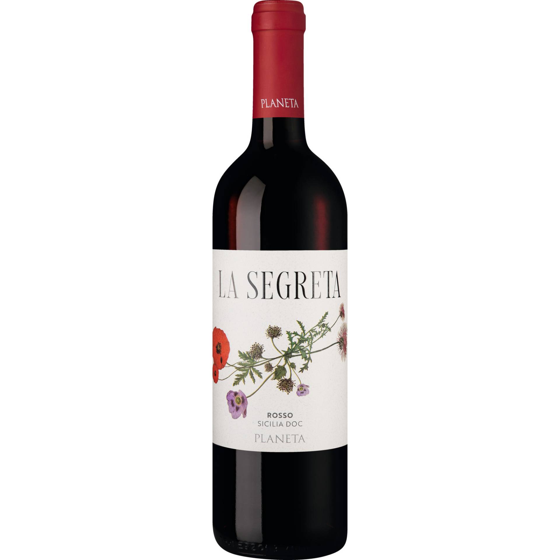 La Segreta il rosso, Sicilia DOC, Sizilien, 2022, Rotwein von AZIENDE AGRICOLE PLANETA S.S., MENFI (AG), ITALIA