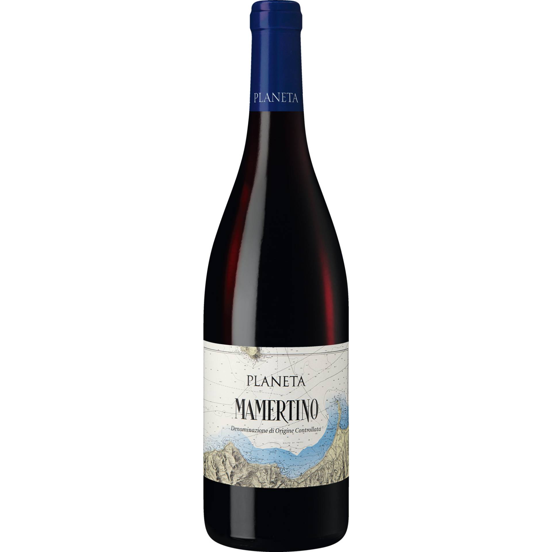Mamertino, Sicilia DOC, Sizilien, 2019, Rotwein von AZIENDE AGRICOLE PLANETA S.S. MENFI (AG) ITALIA