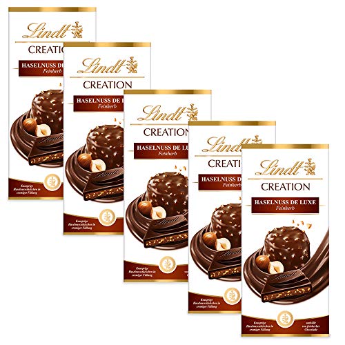 Lindt Creation Haselnuss de Luxe feinherb 5x150g von Aachen