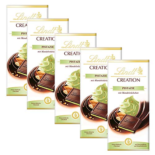 Lindt Creation Pistazie mit Mandelstückchen 5x148g von Aachen