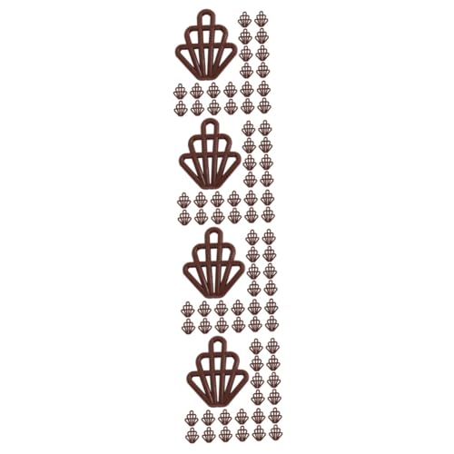 Abaodam 120 Stk Schokoladenmodell Modelle winziges Essen Mini-Essen Mini-Pralinen Zubehör für Telefongehäuse Schlüsselanhänger-Zubehör Handyhülle Charme Gebäck Requisiten schmücken PVC von Abaodam