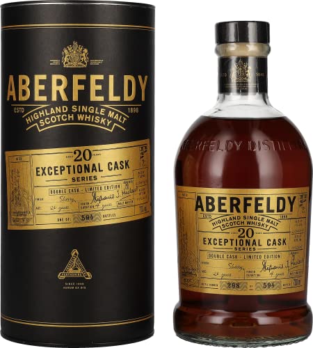 Aberfeldy 20 Years Old EXCEPTIONAL CASK Series Sherry Finished 54% Vol. 0,7l in Geschenkbox von Aberfeldy