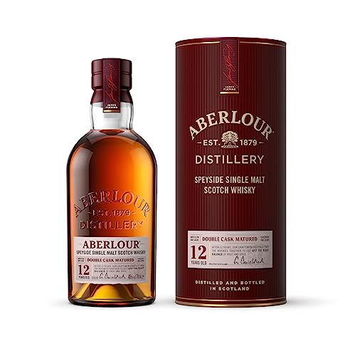Aberlour 12 Jahre Highland Single Malt Scotch Whisky - Mit Geschenkverpackung - Schottischer Double Cask Matured Scotch – 1 x 0,7 l von Aberlour