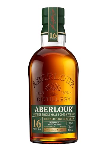 Aberlour 16 Jahre Single Malt Scotch Whisky – Double Cask Matured Scotch Single Malt Whisky – 1 x 0,7 l von Aberlour