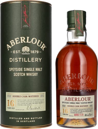 Aberlour 16 Jahre Single Malt Scotch Whisky – Double Cask Matured Scotch Single Malt Whisky – 1 x 0,7 l von Aberlour