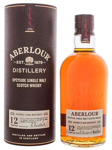 Aberlour I 12YO Double Cask Malt Whisky I 1 Liter Flasche I 40% Volume I Geschenkbox von Aberlour