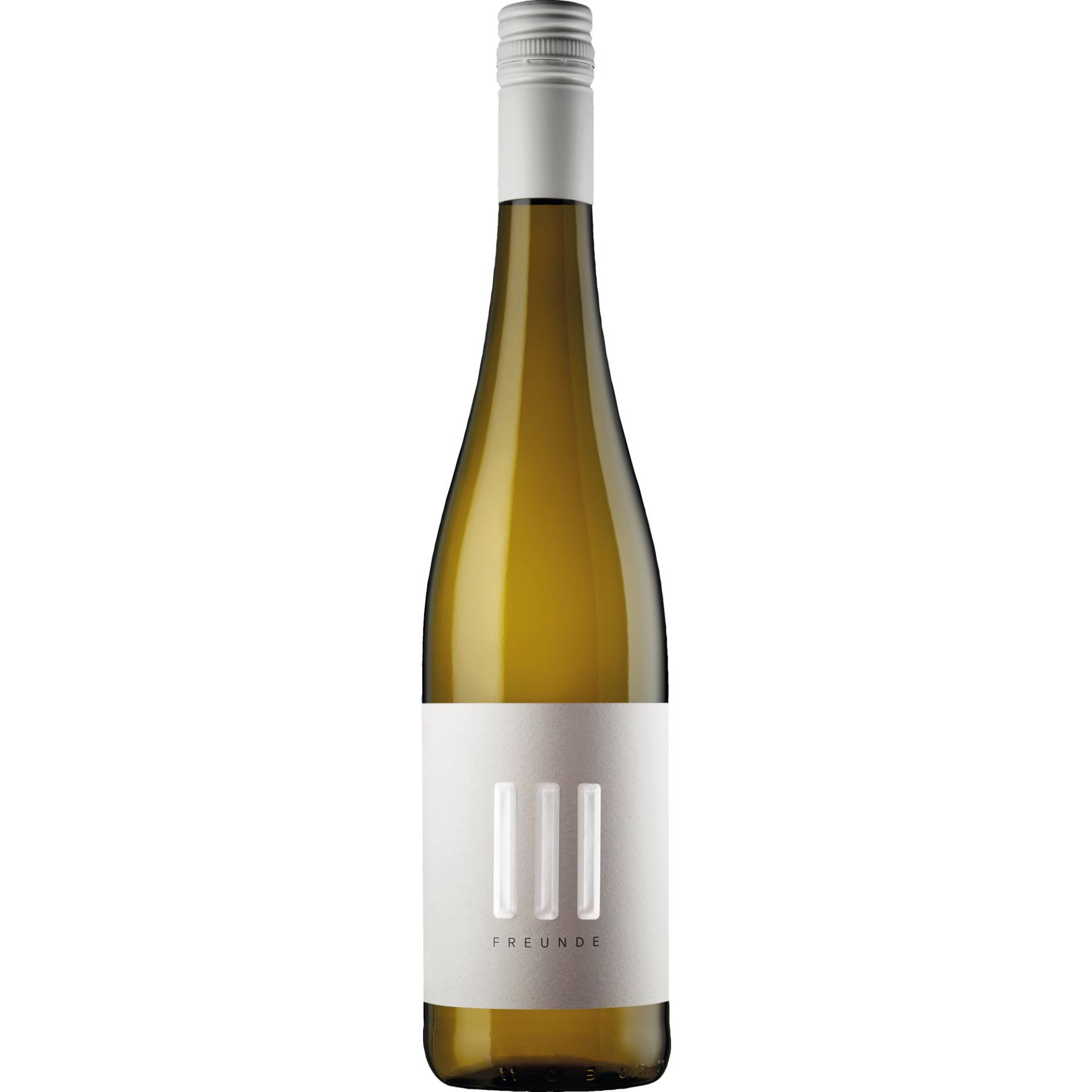 III Freunde Weissburgunder, Trocken, Rheinhessen, Rheinhessen, 2022, Weißwein III Freunde Weissburgunder, Trocken, Rheinhessen, Rheinhessen, 2022, Weißwein von Abfüller: III Freunde GmbH, D - 67577 Alsheim