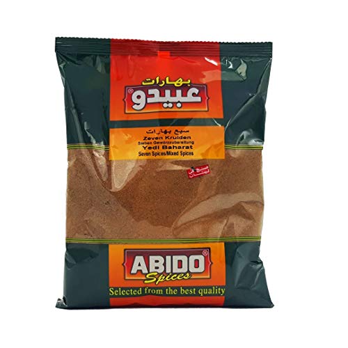 Abido - 7 Gewürze Orientalische Gewürzmischung - 7 karisik Baharat (500g) von Abido