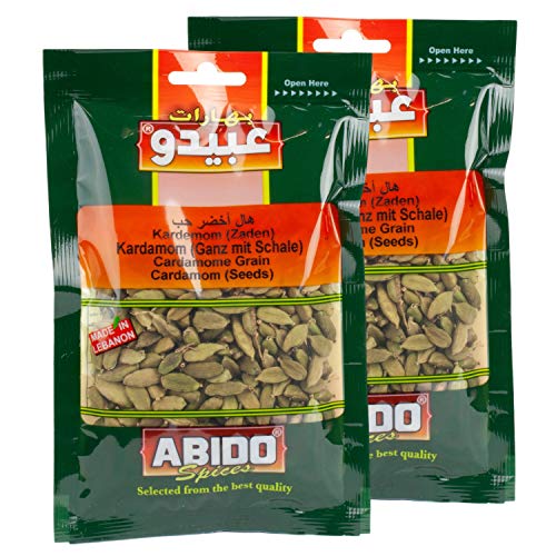 Abido - Kardamom Ganze Kapseln im 2er Set á 50 g von Abido