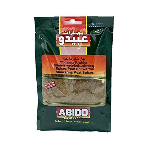Abido Gewürz Shawarma Rind (Kebab) – Beutel 50 g von Abido