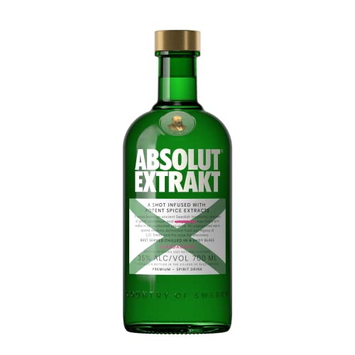ABSOLUT EXTRAKT – Schwedischer Vodka – Edler Kräuterschnaps für unvergessliche Shot Erlebnisse – 1 x 0,7L von Absolut Vodka