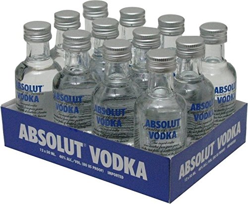Absolut Vodka 12x0,05l - Wodka aus Schweden von Absolut