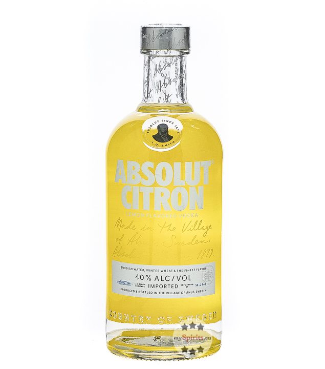 Absolut Vodka Citron 0,7l (40 % vol., 0,7 Liter) von Absolut