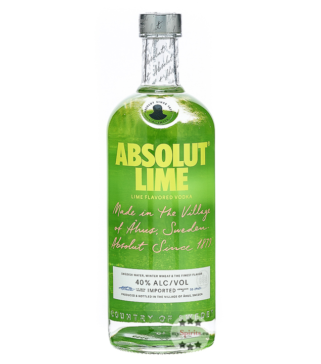 Absolut Vodka Lime  (40 % vol., 1,0 Liter) von Absolut