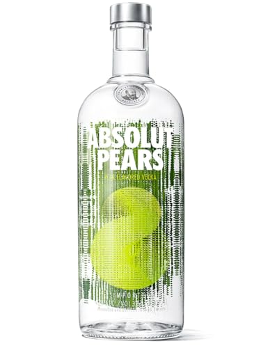 Absolut Vodka Pears – Absolut Vodka mit Birnen Geschmack – Absolute Reinheit und einzigartiger Geschmack in ikonischer Apothekerflasche – 1 x 1 L von Absolut Vodka