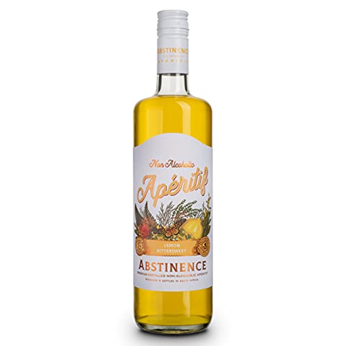 Abstinence - Alkoholfreier Spiritus – Zitronenbittersüßer Aperitif – Flasche mit 75 cl – eine Ehe aus spritziger Zitrone und aromatischem Buchu – alkoholfrei – destilliert und abgefüllt in Südafrika Abstinence - Alkoholfreier Spiritus – Zitronenbittersüßer Aperitif – Flasche mit 75 cl – eine Ehe aus spritziger Zitrone und aromatischem Buchu – alkoholfrei – destilliert und abgefüllt in Südafrika von Abstinence