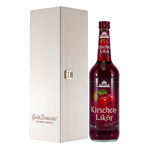 Abtshof Kirschen-Likör mit Geschenk-Holzkiste Abtshof Kirschen-Likör mit Geschenk-Holzkiste von Abtshof