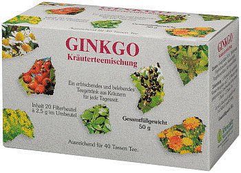 Ginkgo-Kräuterteemischung von Abtswinder Naturheilmittel