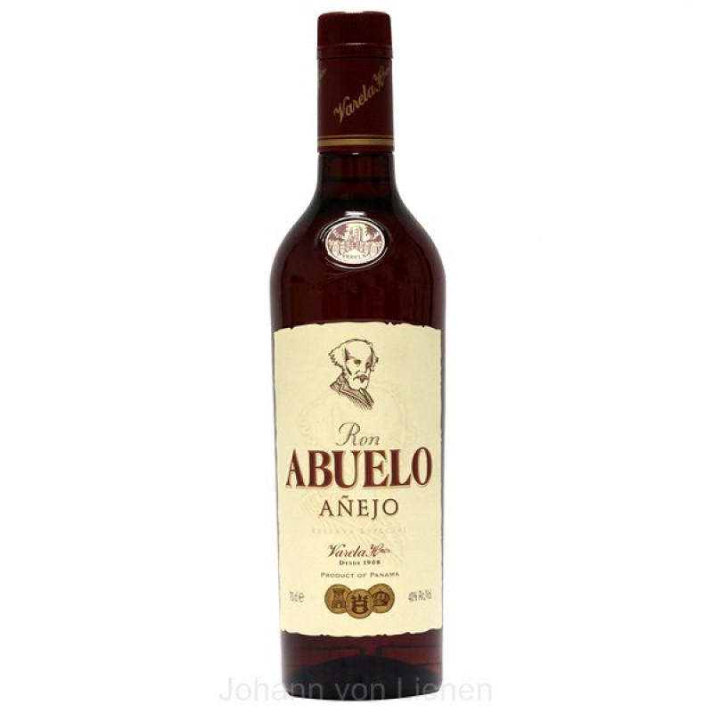 Ron Abuelo Anejo Rum 0,7 L 40%vol von Abuelo