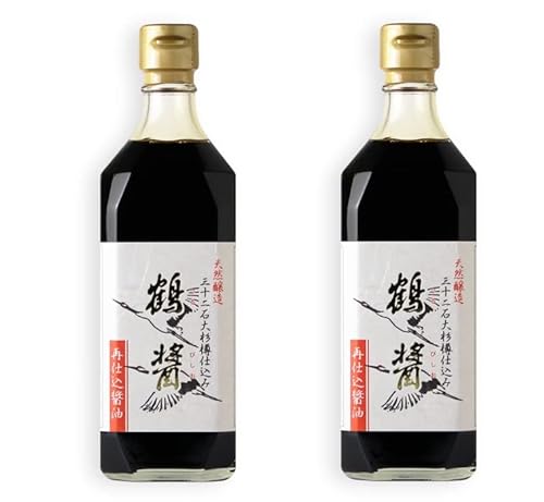 Yamaroku Japanische Sojasauce Soy Sauce Tsurubishio Deep Richness and Mellowness 500ml x2 Value Pack von ebaney