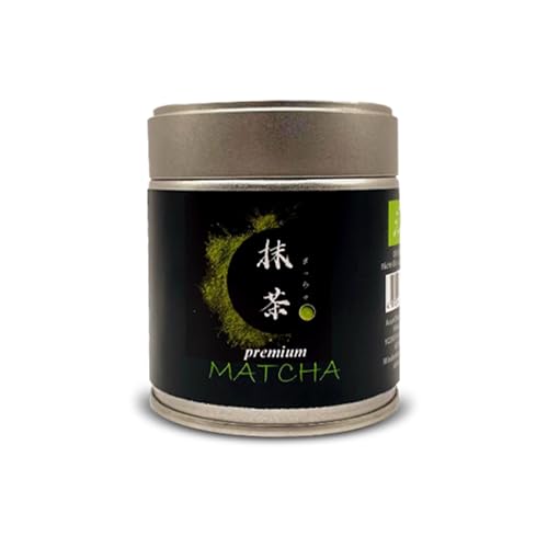 Ceremonial Grade UJI - 30 g Dose - Bio - 100% Japanischer Matcha - Erste Ernte - Reines Matcha - gemahlen Ceremonial Grade UJI - 30 g Dose - Bio - 100% Japanischer Matcha - Erste Ernte - Reines Matcha - gemahlen von AcanChia