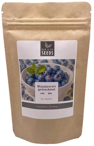 Getrocknete Bio-Blaubeeren, ohne Zuckerzusatz, 200 g aus Peru, ohne Zusatzstoffen und Rohkostqualität Getrocknete Bio-Blaubeeren, ohne Zuckerzusatz, 200 g aus Peru, ohne Zusatzstoffen und Rohkostqualität von AcanChia