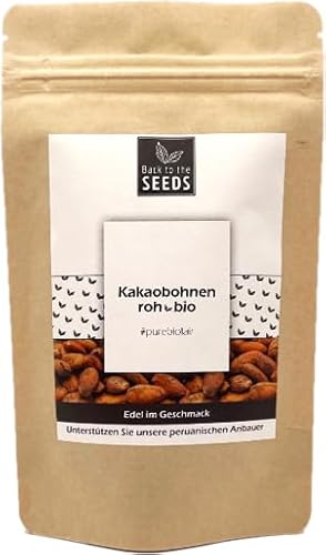 Kakaobohnen Edelkakao "Criollo" - gewaschen - Rohkostqualität - Bio (400 Gramm) von AcanChia