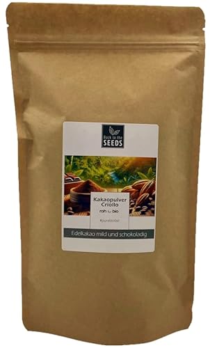 Kakao Pulver, Bio, Edel-Kakaopulver Criollo, Rohkostqualität, stark entölt Kakaopulver Bio (300 g) von AcanChia