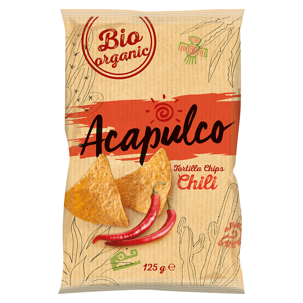 Bio Tortilla Chips Chili Bio Tortilla Chips Chili von Acapulco
