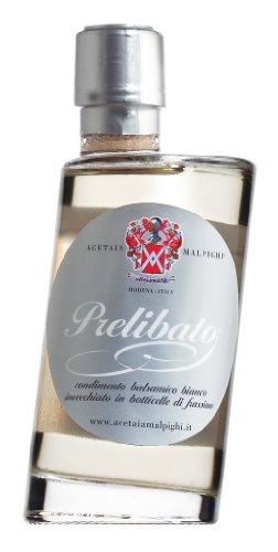 Weißer Balsamico von der Acetaia Malpighi aus Region Emilia Romagna - Inhalt: 200 ml Weißer Balsamico von der Acetaia Malpighi aus Region Emilia Romagna - Inhalt: 200 ml von Acetaia Malpighi