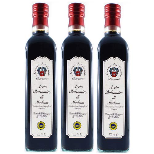 3x Bertoni Aceto Balsamico 'Di Modena' IGP, 500 ml von Acetaia del Casato Bertoni