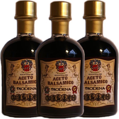 3x Bertoni Aceto Balsamico di Modena IGP '6 Medallien', 250 ml von Acetaia del Casato Bertoni