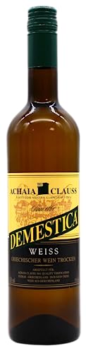Achaia Clauss Demestica weiss griechischer Weißwein trocken 11% vol., 6er Pack (6 x 0.75 l) von ACHAIA CLAUSS