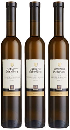 Achkarrer Schlossberg Weissburgunder Auslese - Edition "Bestes Fass" (Süßwein/Dessertwein) (3 x 0.5 l) von Achkarrer Schlossberg