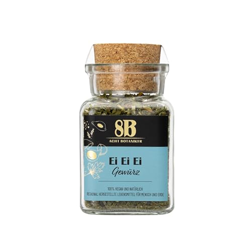 Acht Botaniker vom Hof Bodengut – Gewürzmischungen mit Charakter | Aus eigenem Anbau, handgemacht & naturrein | Direkt vom Feld in die Küche, Ei Ei Ei 68g Glas Acht Botaniker vom Hof Bodengut – Gewürzmischungen mit Charakter | Aus eigenem Anbau, handgemacht & naturrein | Direkt vom Feld in die Küche, Ei Ei Ei 68g Glas von Acht Botaniker